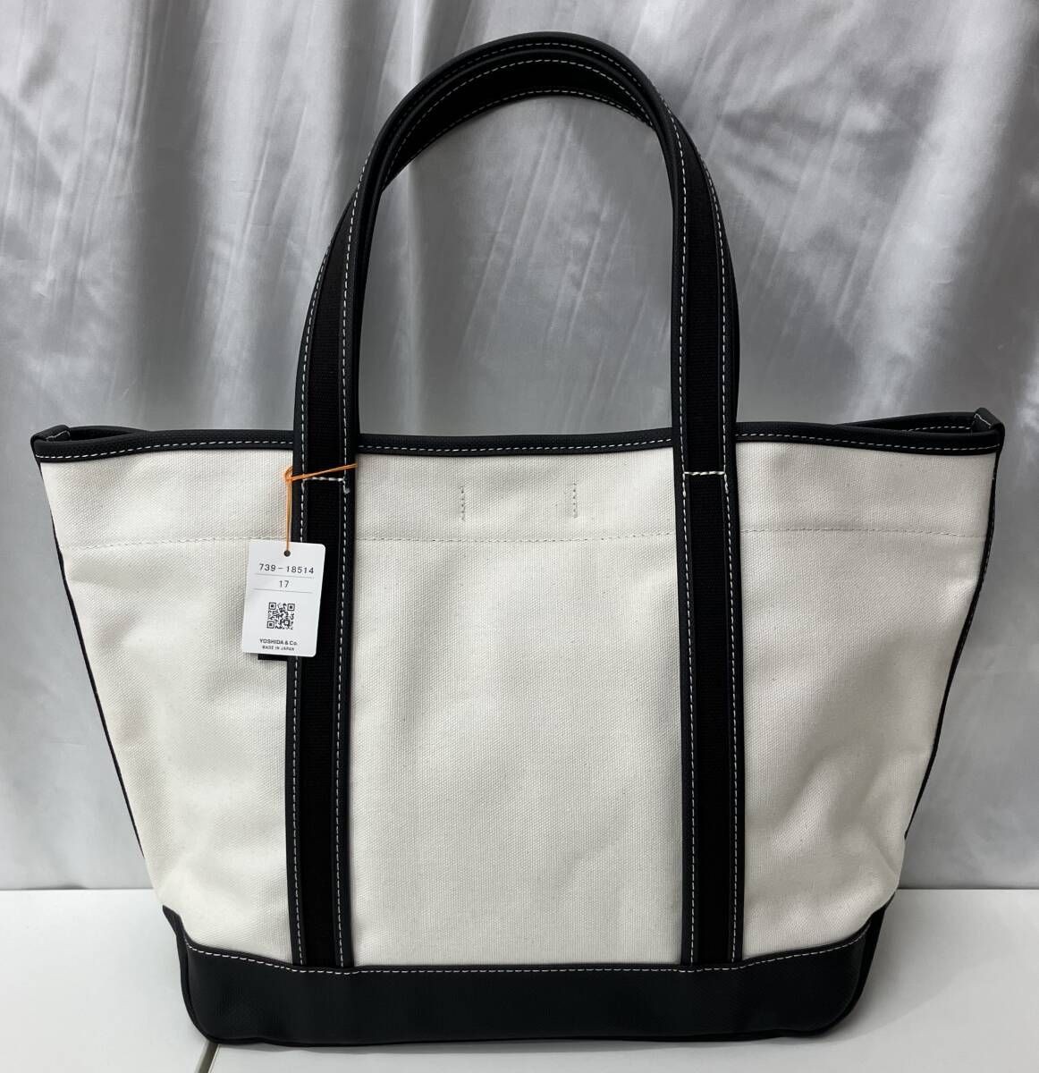 Authentic PORTER Japan Made Tote Bag 29cm Black White Casual Handbag