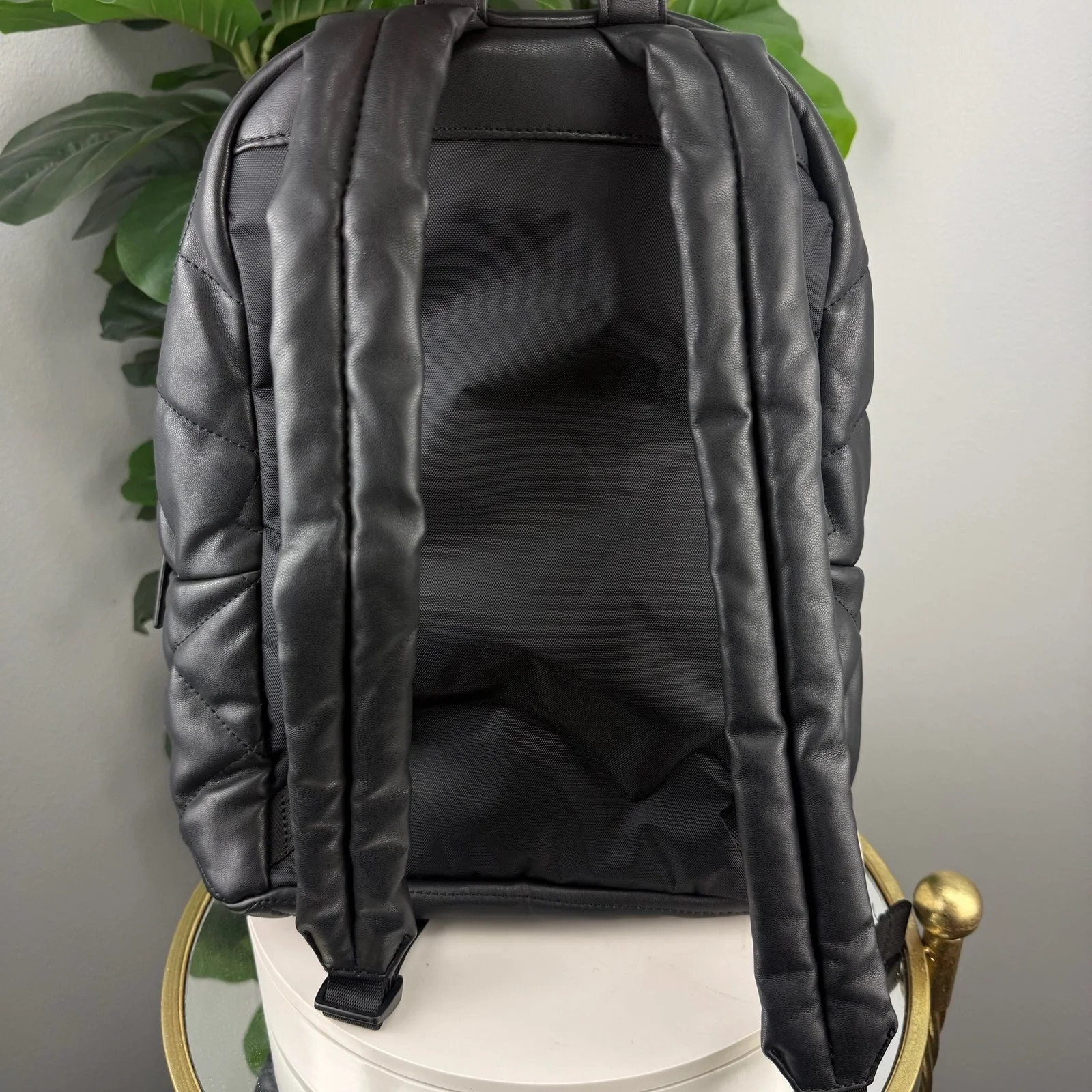 Authentic Marc Jacobs Quilted Nylon Backpack Black