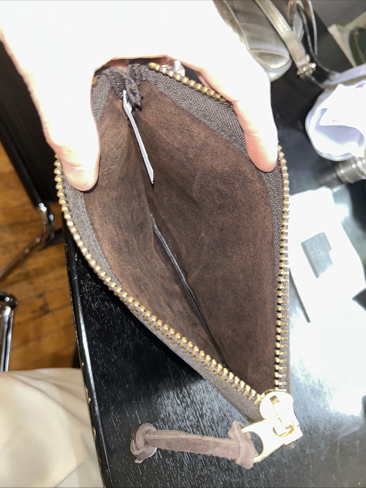 Filson Medium Leather Pouch | Moss | Made in USA | Limited Edition 2018 | Rare