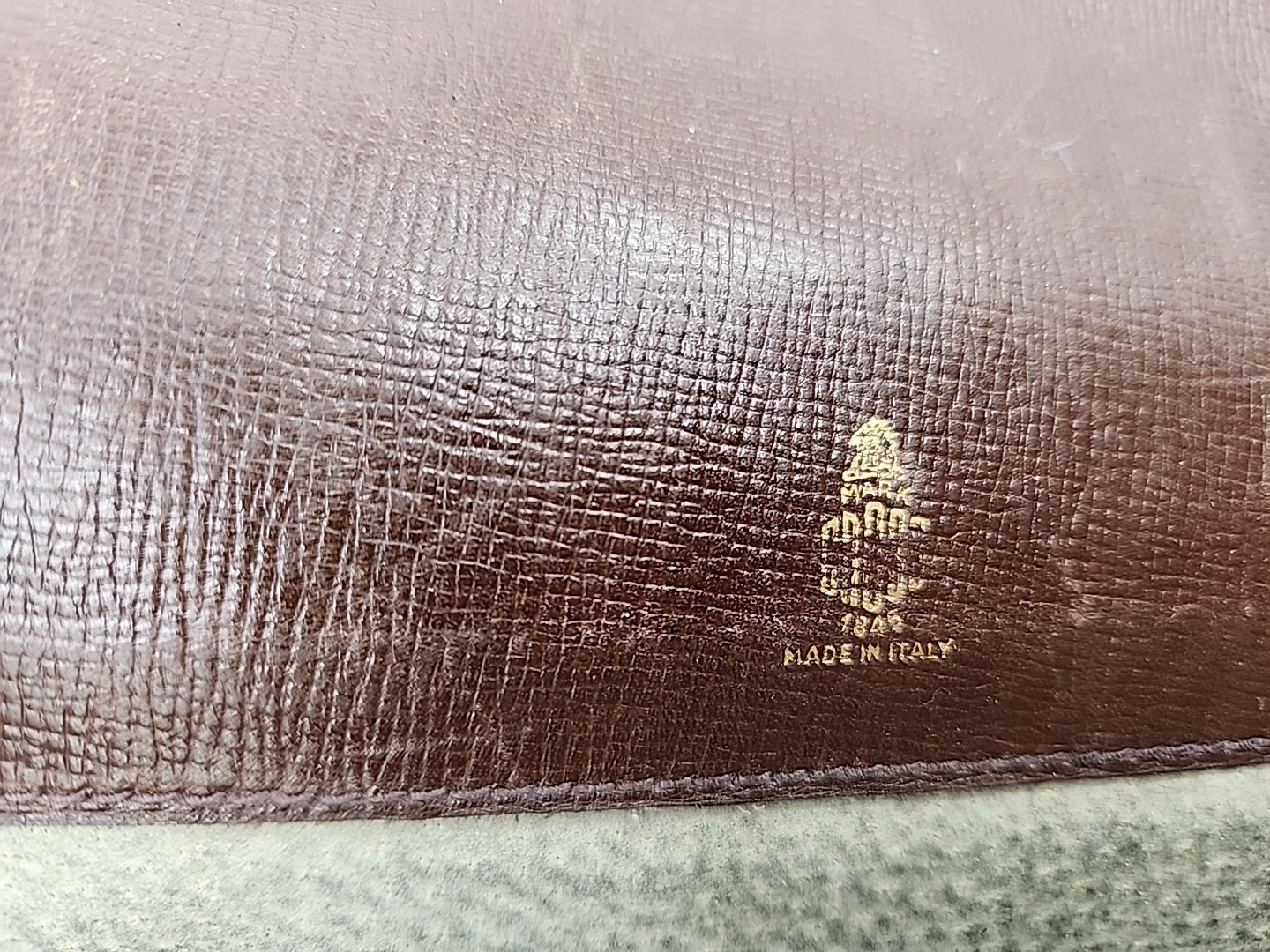 Vintage Mark Cross Leather Lockable Folder Portfolio Document Holder