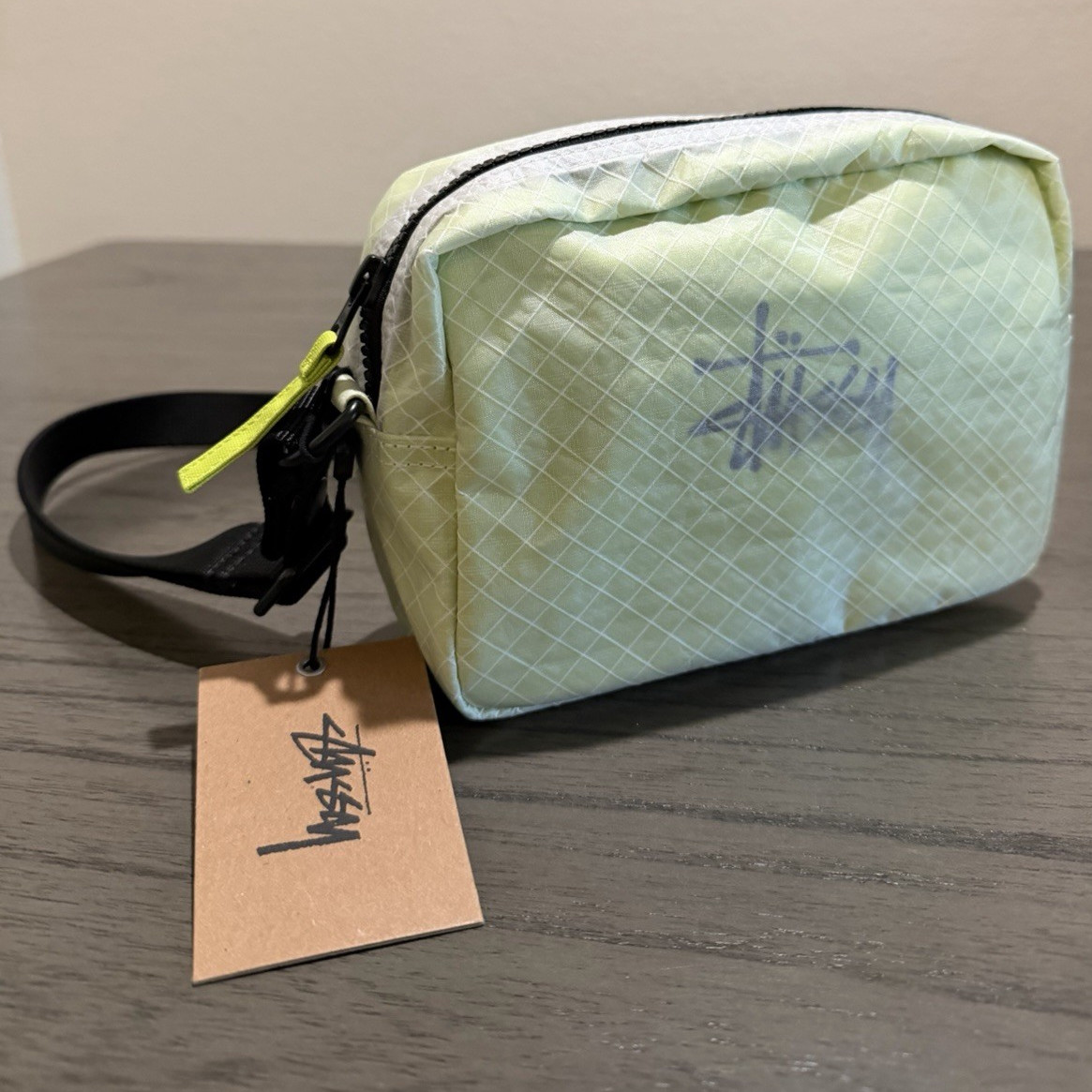 STUSSY Workgear Green Crossbody Bag