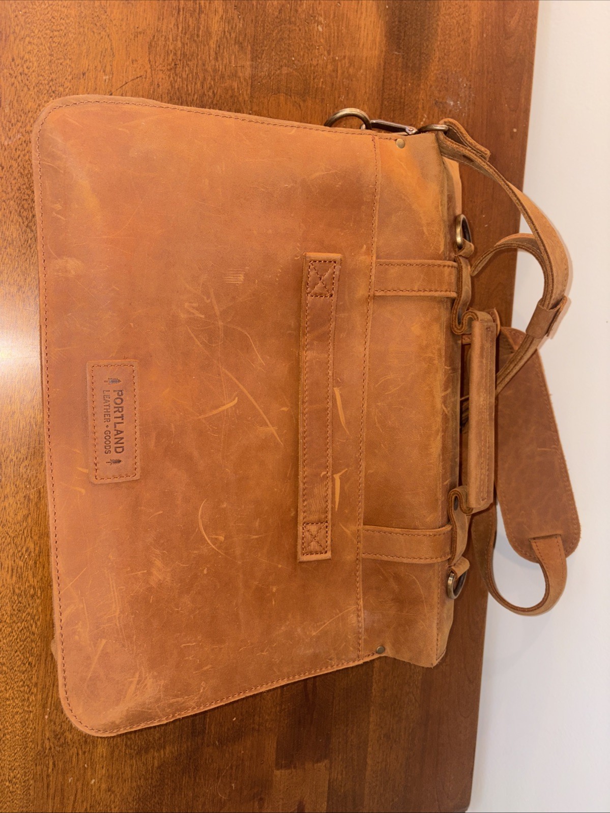 Portand leather Men’s messenger bag