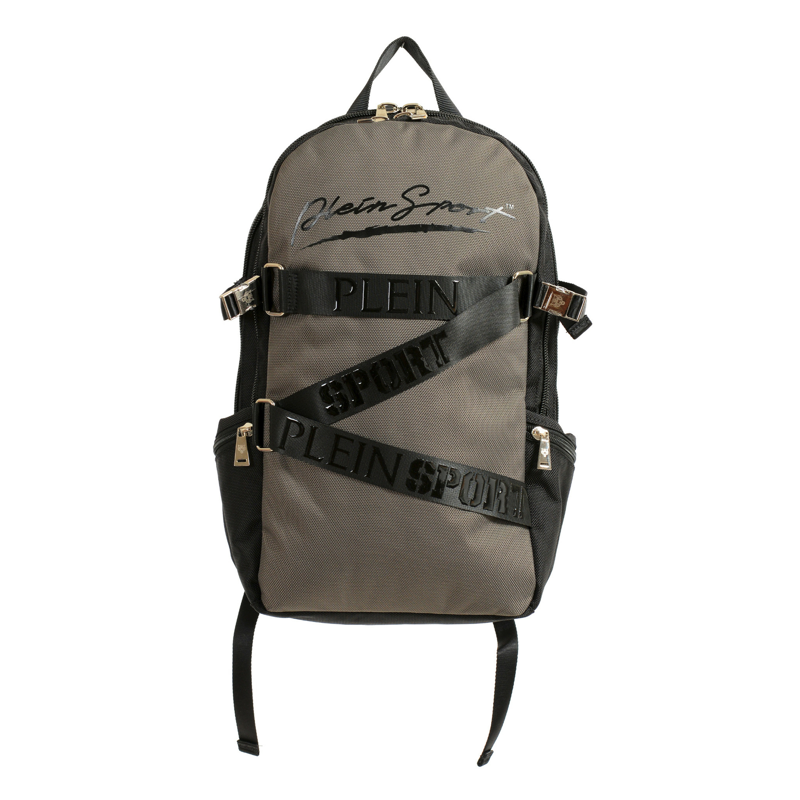 Plein Sport Unisex Gray “ZAINO RUNNER” Backpack Bag
