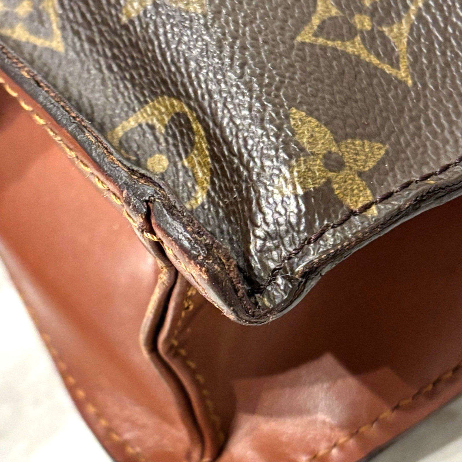 Louis Vuitton Briefcase Monogram Business Bag Crossbody Authentic