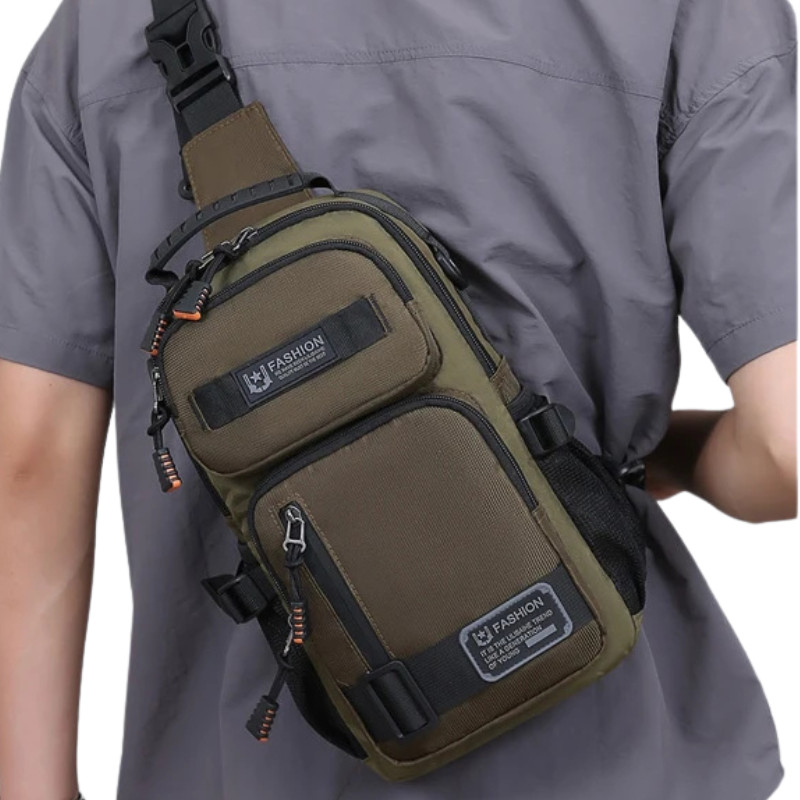 Fashion Men Waist & Chest Crossbody Bag High Quality Casual Bag