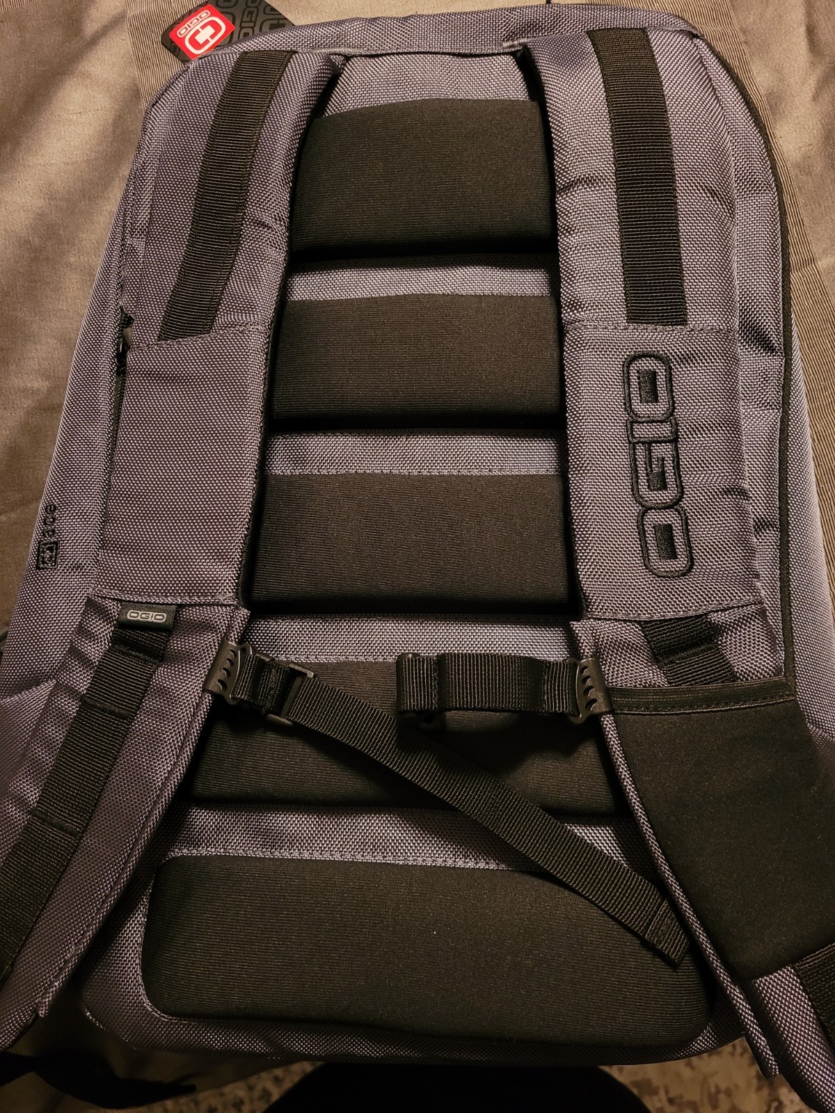 OGIO® Ace Pack, Gray, Brand New Backpack, 1680D, 1,450 cu. in./22.1 L, PADDED