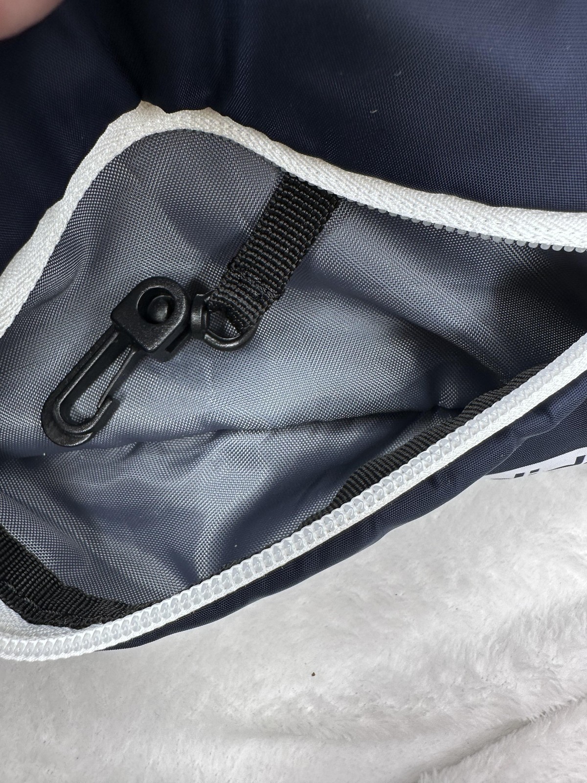 Adidas Belt Bag Mens Small Blue Padded Fanny Pack Zip Pockets Adjustable Strap