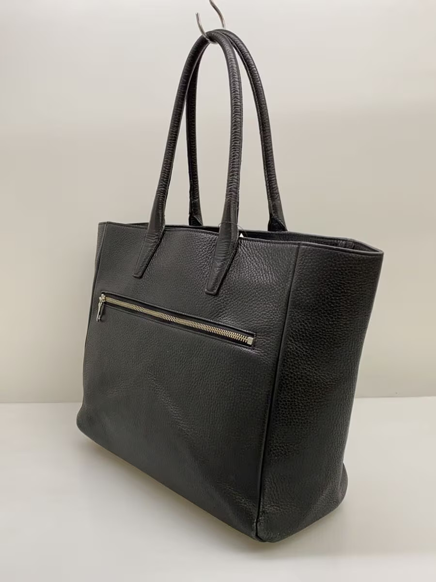 UNITED ARROWS UADB Leather Zip Tote Bag BLK 805091