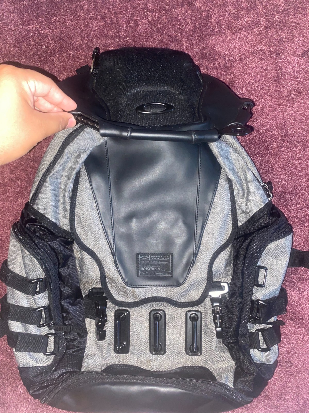 Oakley kitchen sink backpack Tactical Hiking Backpack Black Grey