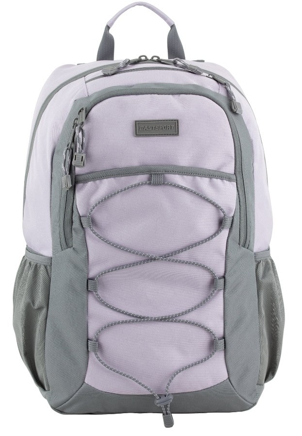 Eastsport Unisex Apex Sport 18″ Backpack, Thistle Purple Gray New With Tags