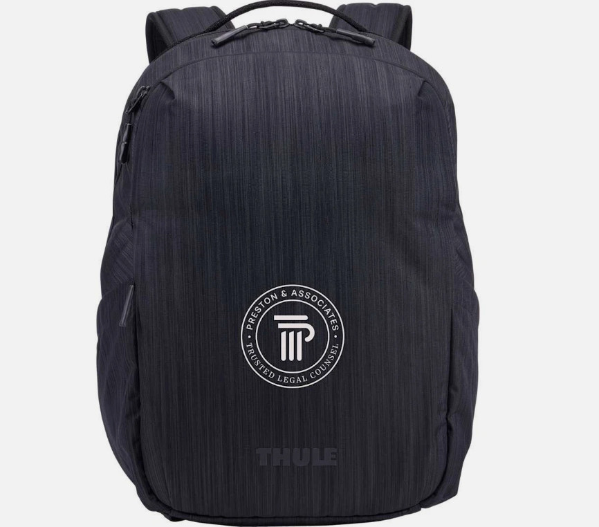$168 Thule NEW Hybrid 30L Black Briefcase Laptop Stravan 2.0 Expandable Backpack