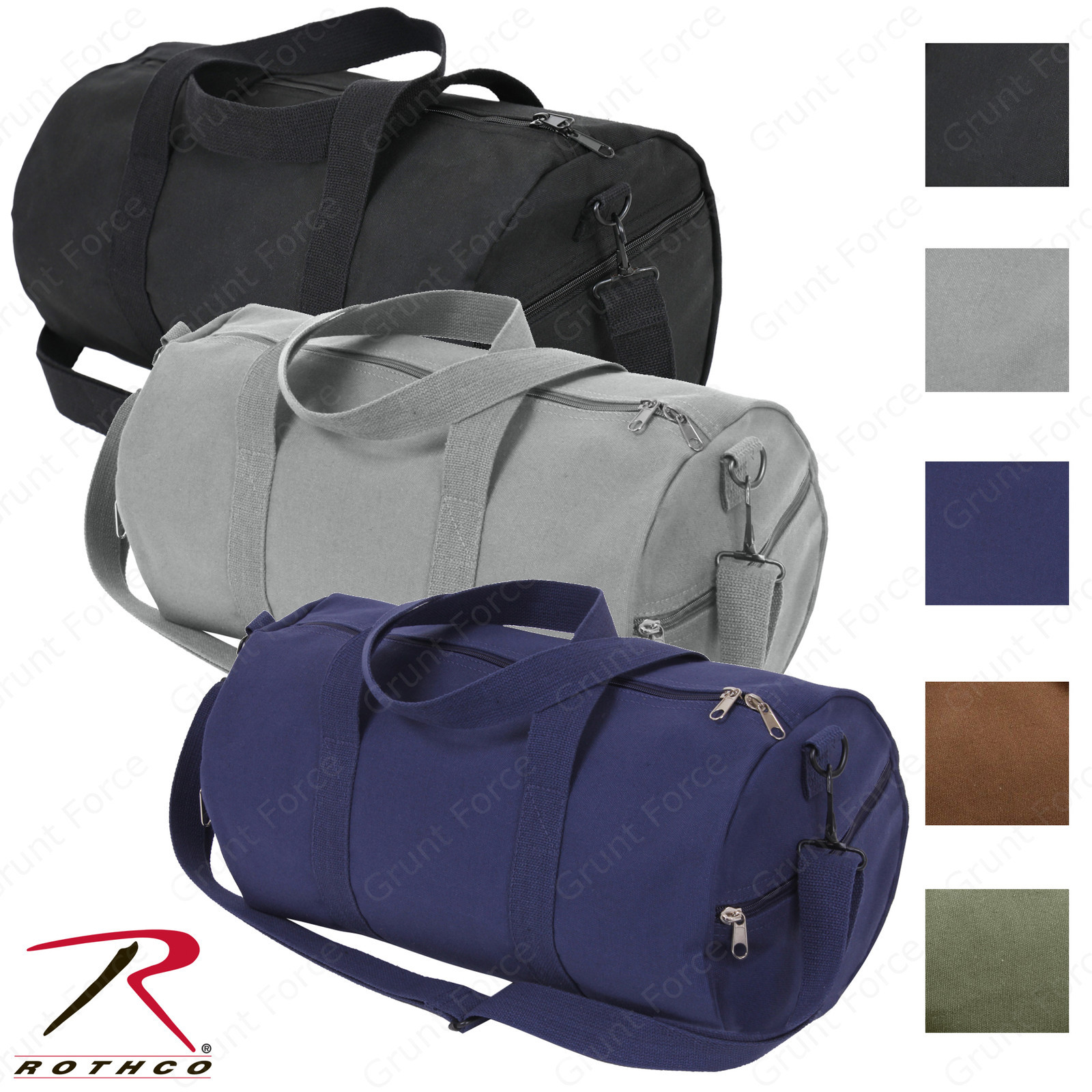 Rothco 19″ Heavyweight Canvas Shoulder Bag – 19″ x 9″ Canvas Duffle Bag