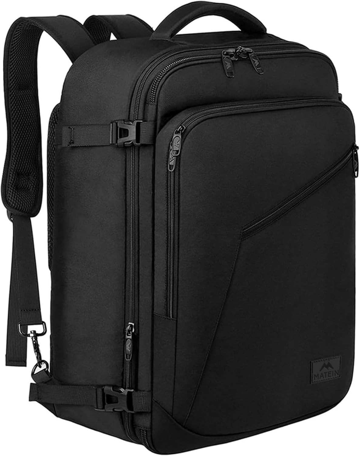 Mens Travel Backpack, 27L Lightweight Carry on Backpack for Women, Expandable Bu
