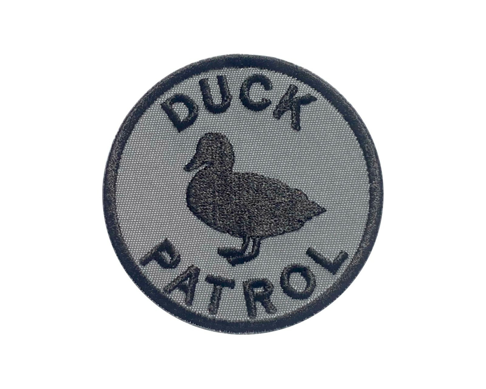 Duck Patrol Embroidered Patch with Hook Fastener Available