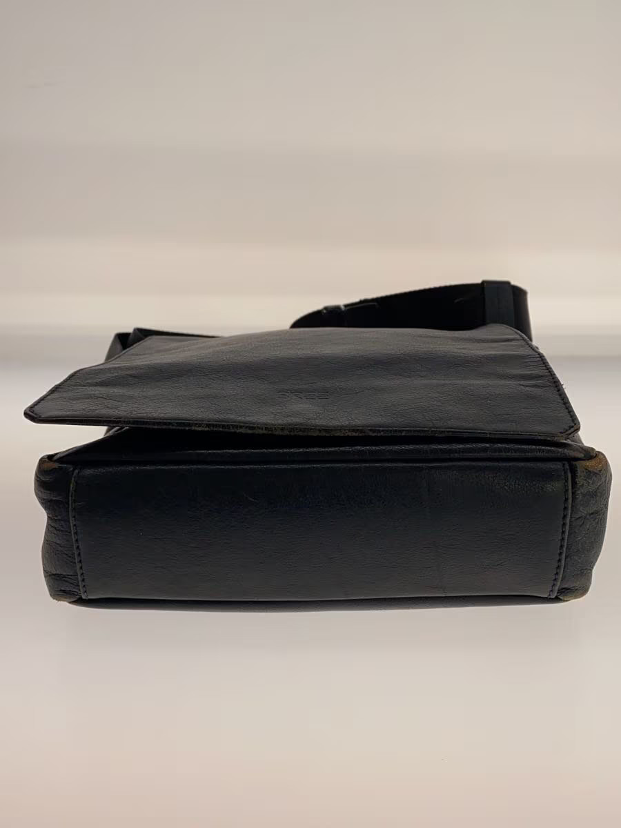 BREE Shoulder Bag Leather Black Solid Color