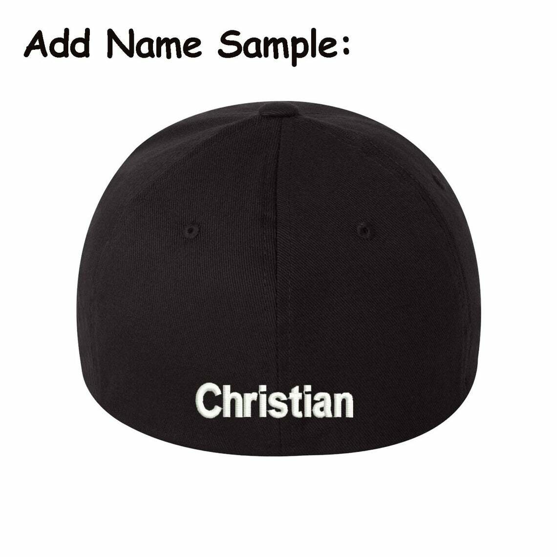 Initial Z embroidered flexfit flex fit cap hat, fitted alphabet letter Z cap hat