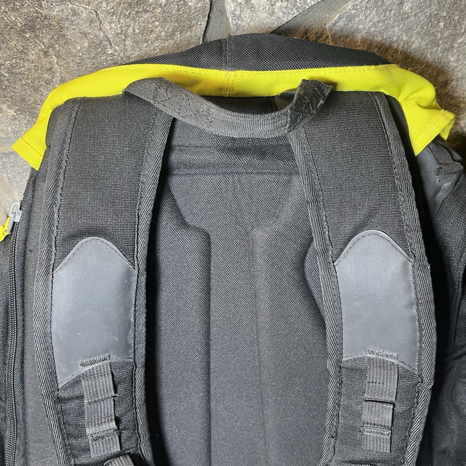 Vintage Oakley Gearbox LX Software Backpack Y2K Yellow Tactical