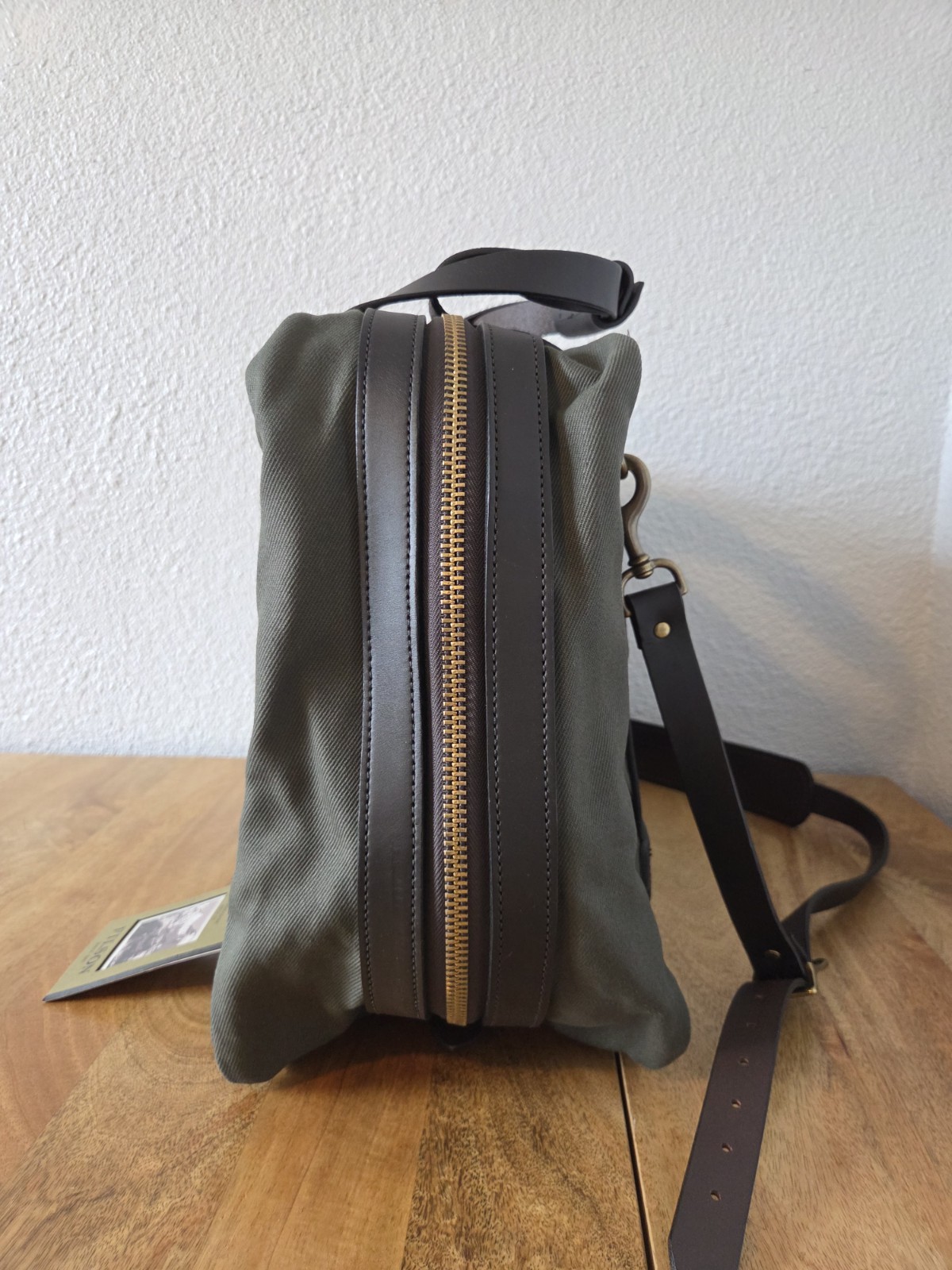Filson Small Rugged Twill Pullman Suitcase | NWT | Otter Green | Made in USA