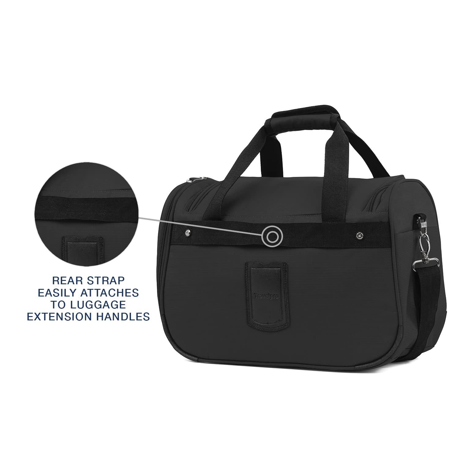 Travelpro Maxlite 5 Softside Lightweight Underseat Tote, Black 18 Inch U24