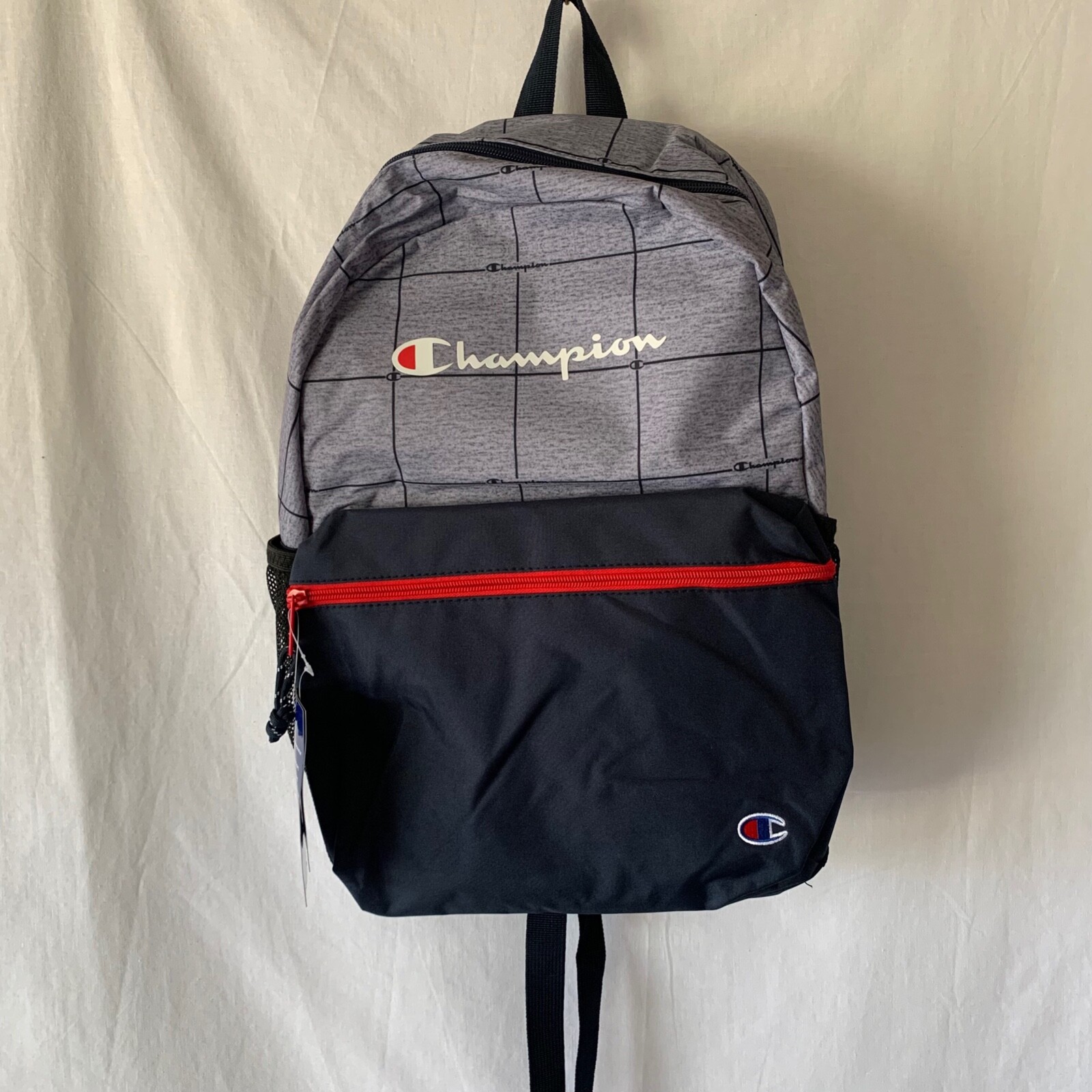 Champion Backpack Blue Padded Straps 11.5in x 16.5in x 5in