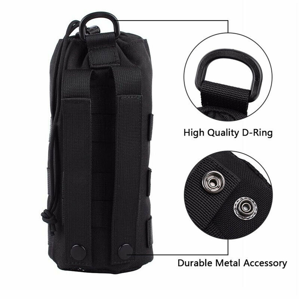 Tactical Molle Travel Backpack Nylon Water Bottle Bags for Sports Camping Hiking