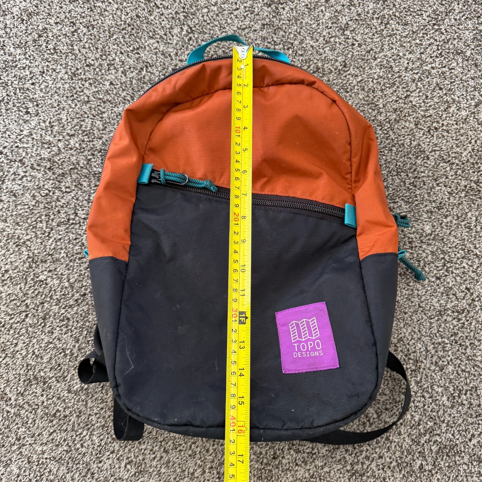 TOPO Designs Light Pack Lightweight Everyday Backpack Carry On Laptop Hike