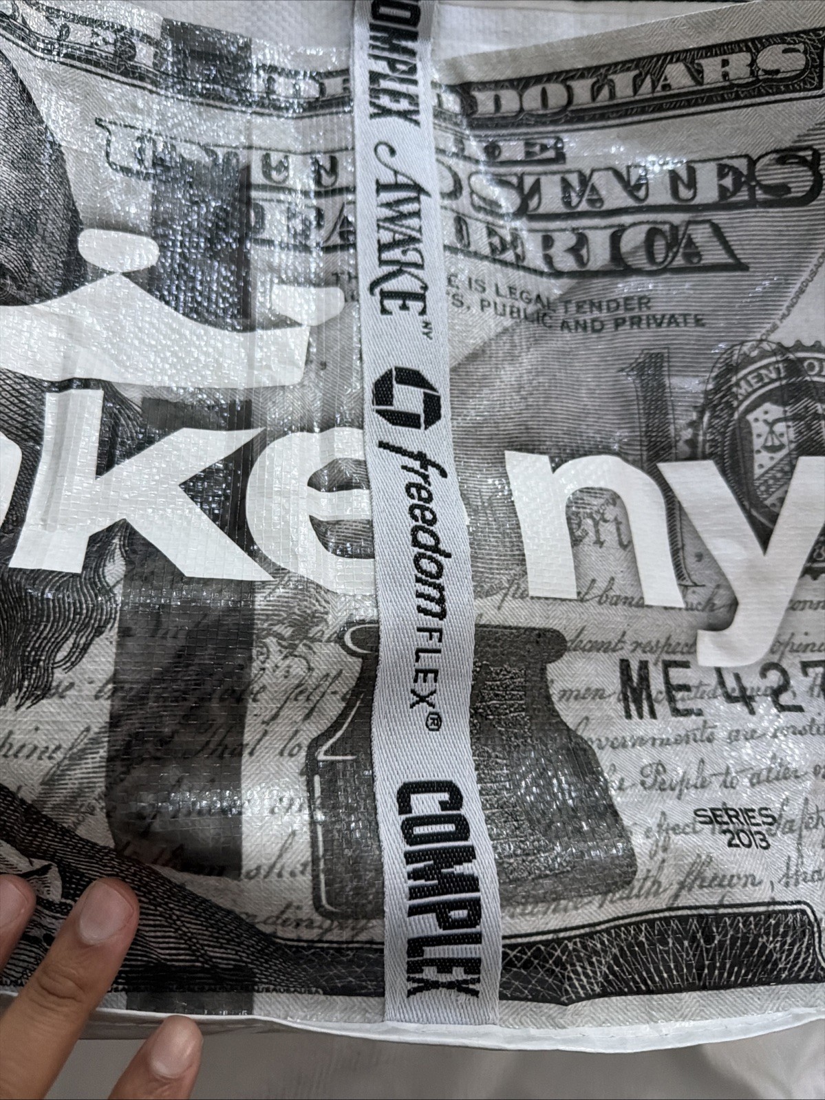 Cactuscon Complexcon 100 Bill Tote Bag AWAKE NY/ Chase Bank