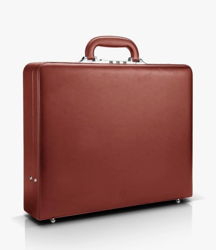 Luxury Briefcases for Professional Leather with Lock Hard Shell WE SHIP OVERSEAS