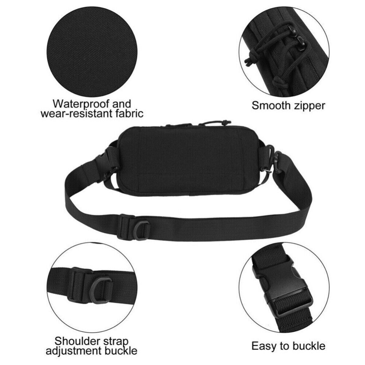 Multi-functional Running Fanny Pack Daily Cycling Mobile Storage Chest Bag