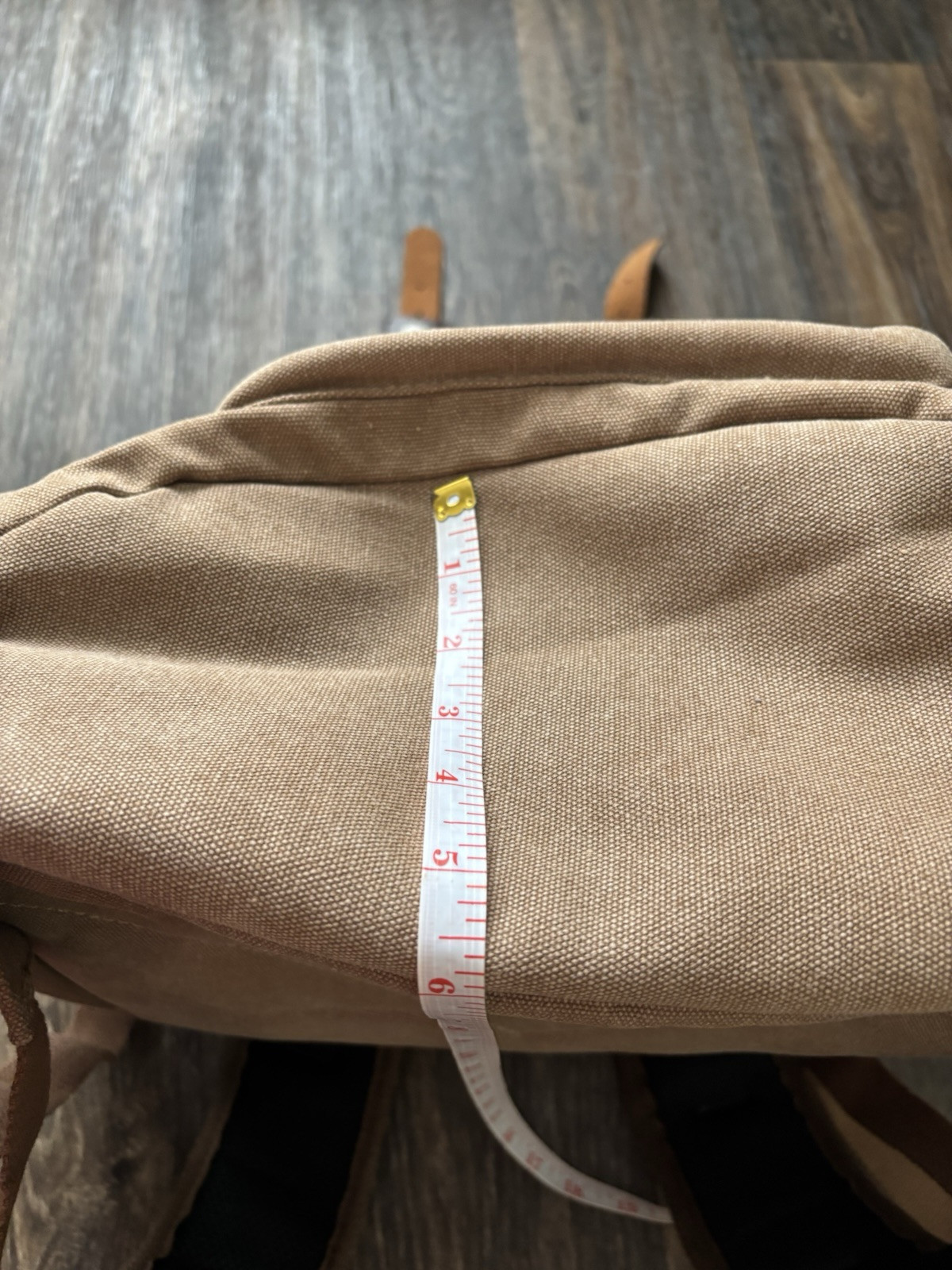 WITZMAN Backpack Canvas Travel Backpack Vintage For Men Brown