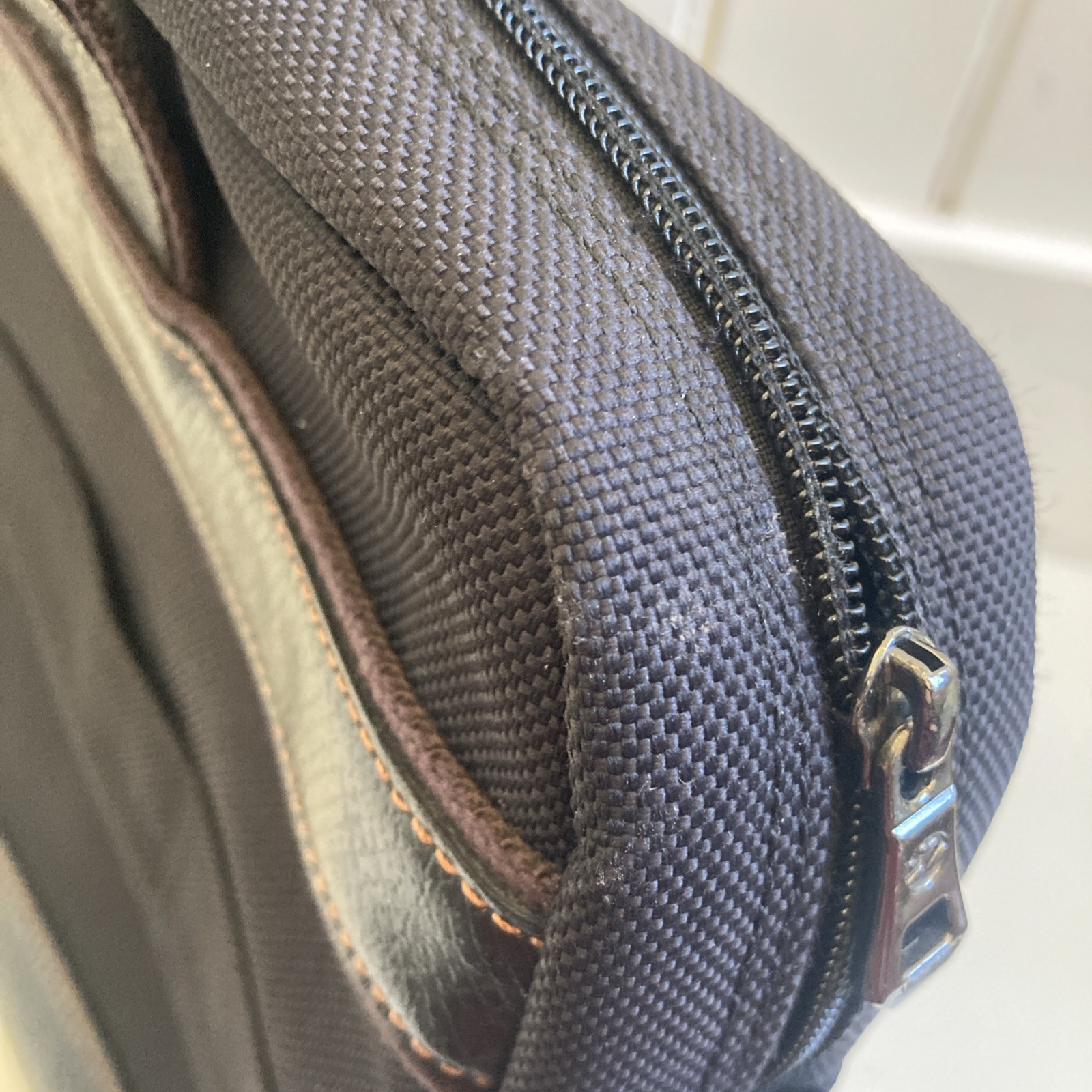 Longchamp Boxford Briefcase Black Brown No Strap