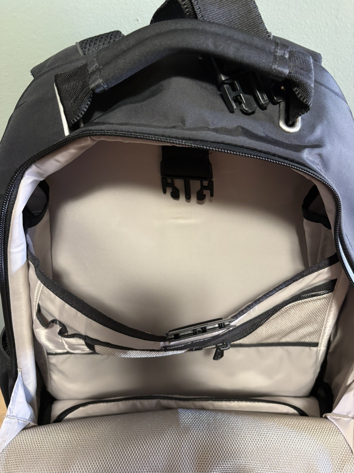 Rare Porsche Design P’5000 Backpack Bag by Adidas Laptop Travel Commuter School