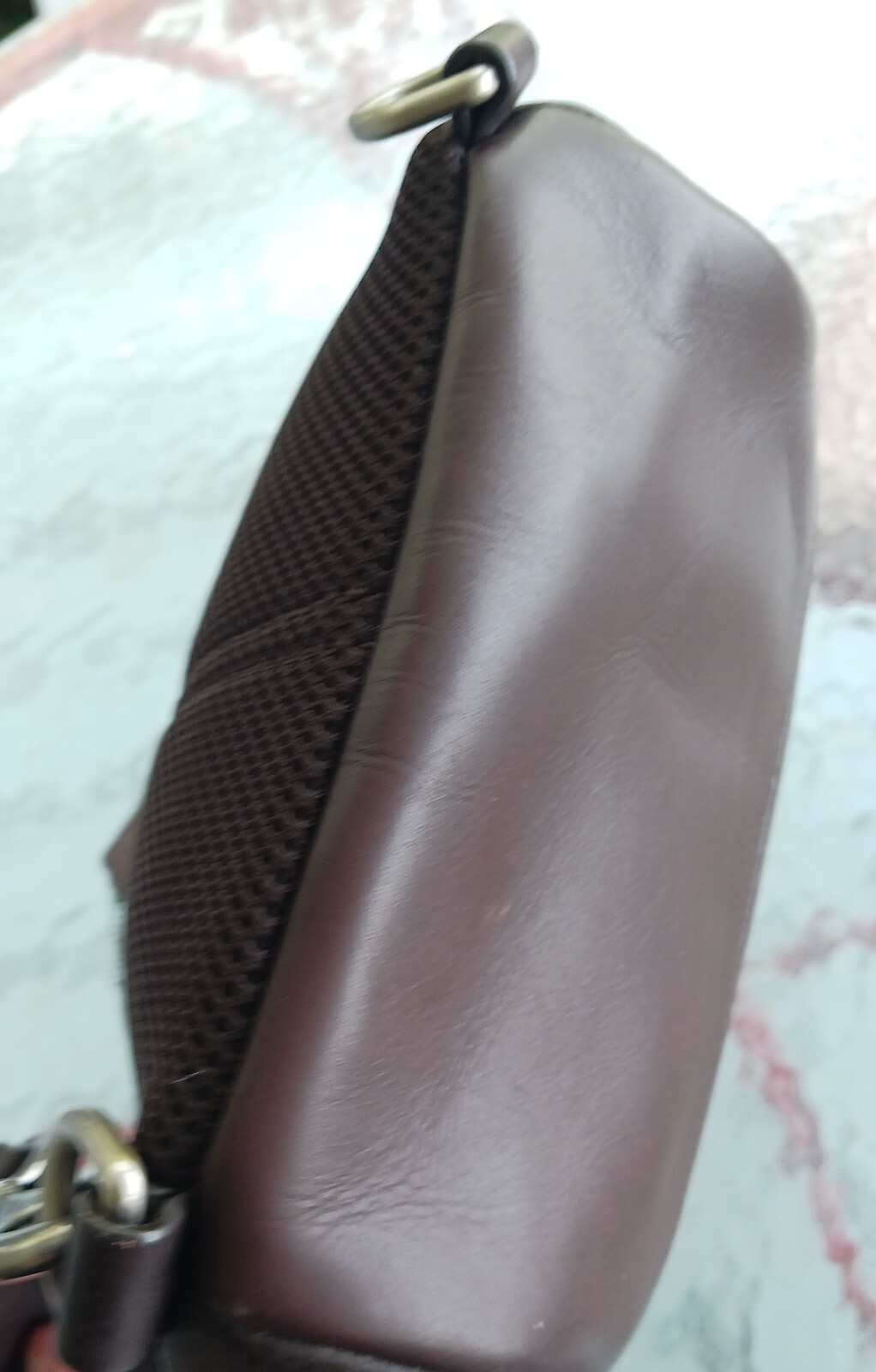 Coach SMALL Milk Chocolate Brown Leather Moto Backpack