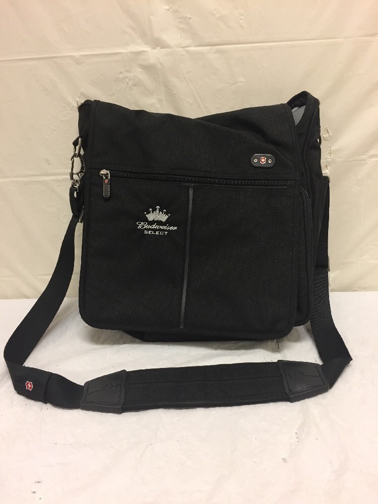 Victorinox Swiss Army Knife Black Messenger Bag Budweiser Select