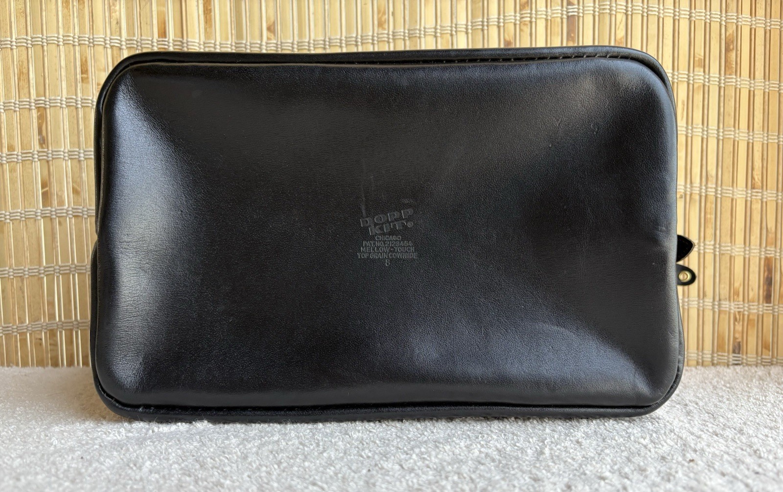 *NEW* The Original Dopp Kit Men’s Travel Toiletry Shave Bag Black Leather
