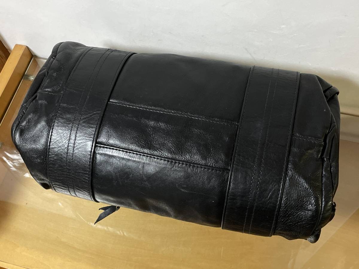 Used Langlitz Leathers Regular Travel Bag L 45cm W 25cm D 25cm Size Black Color