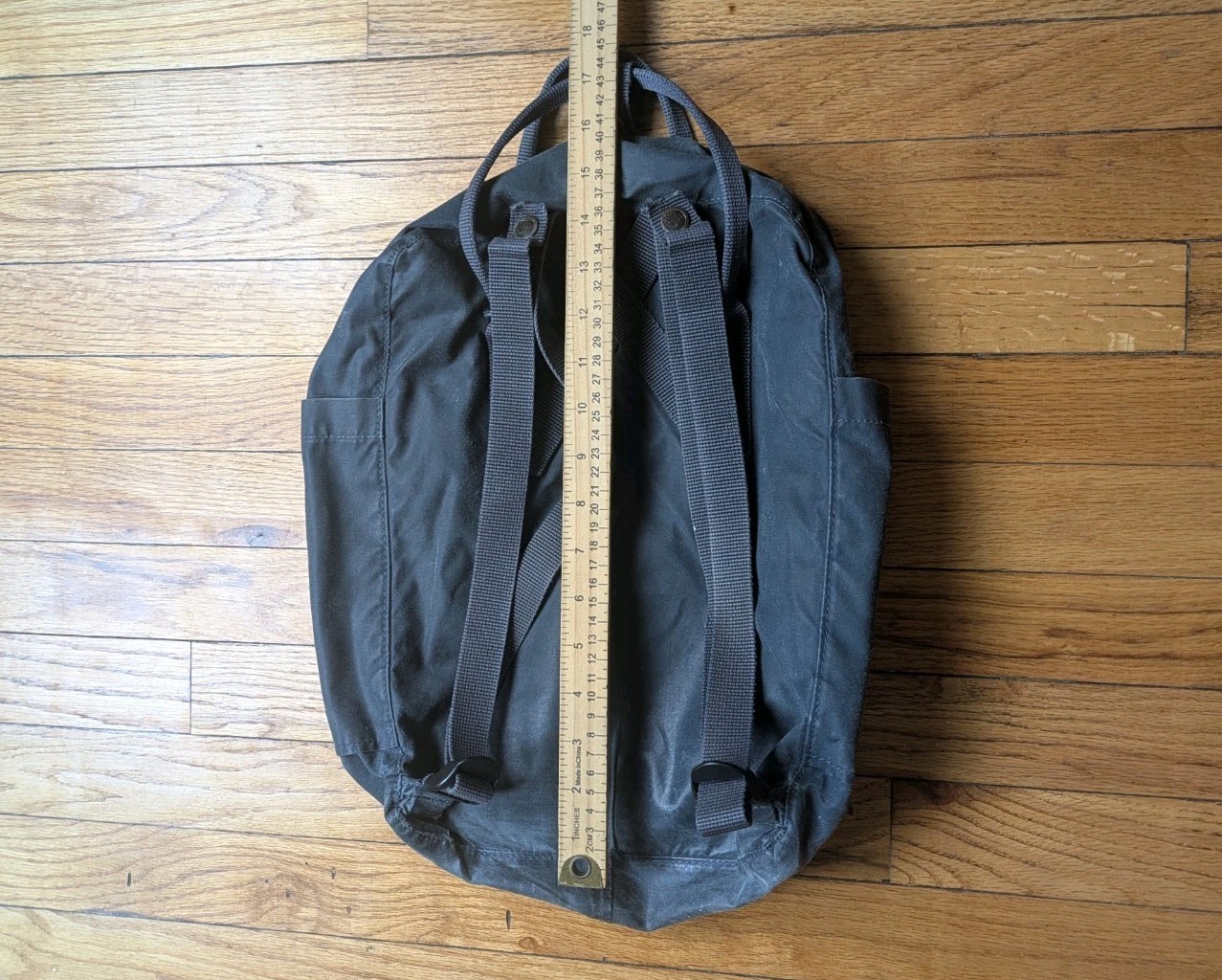 Fjallraven Kanken Backpack Gray Vinylon Everyday Hiking Traveling