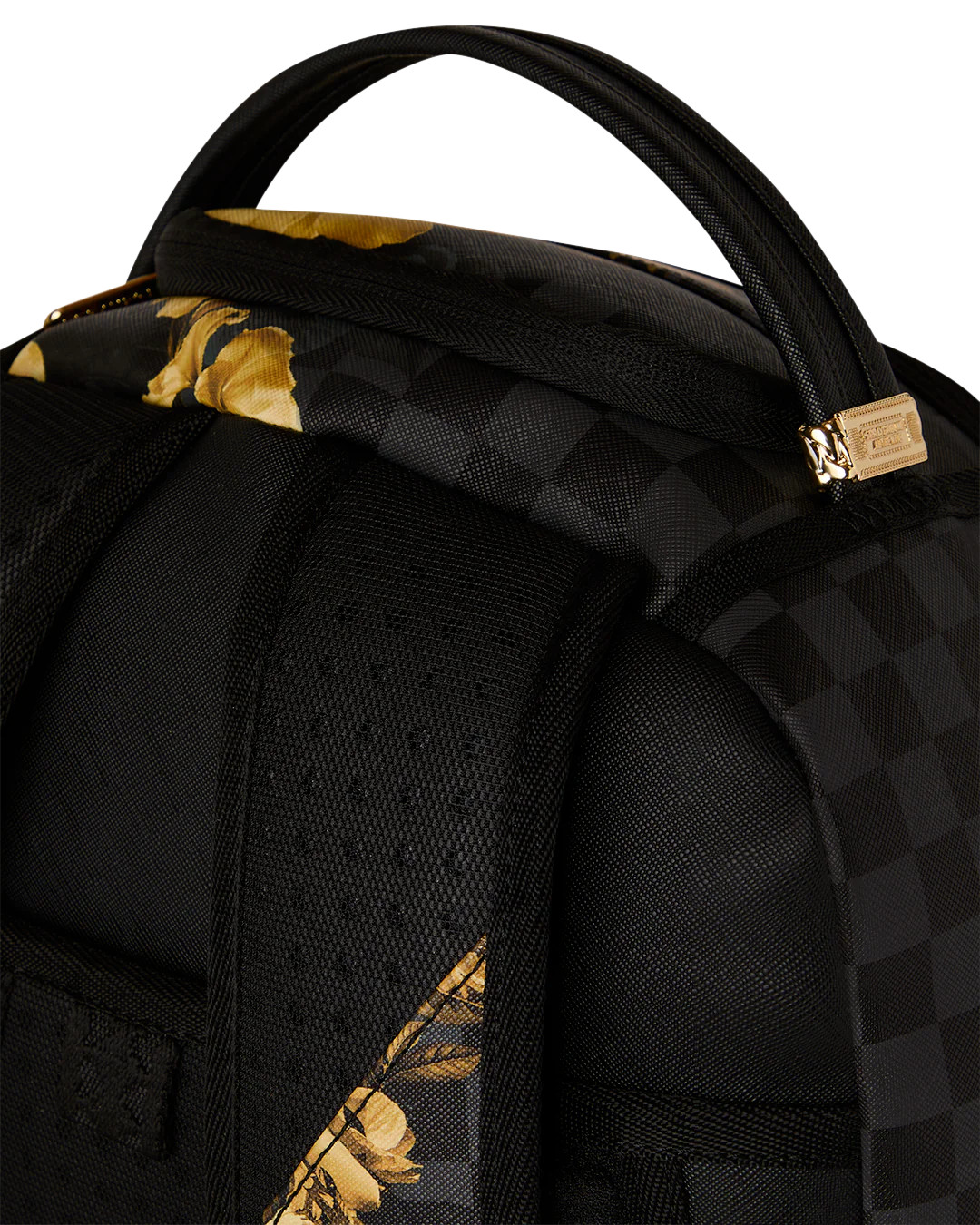 SPRAYGROUND – GOLD FLORAL / BILLIONAIRE BLOOM BACKPACK – B8683