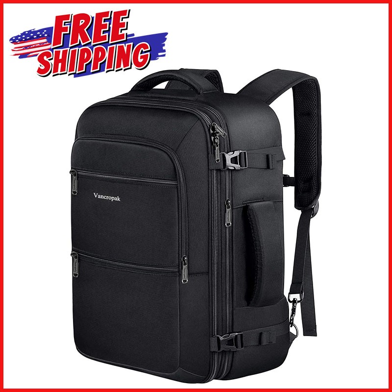 TRAVEL BACKPACK CARRY ON 40L Extra Large Expandable Luggage Suitcase Flight Bag