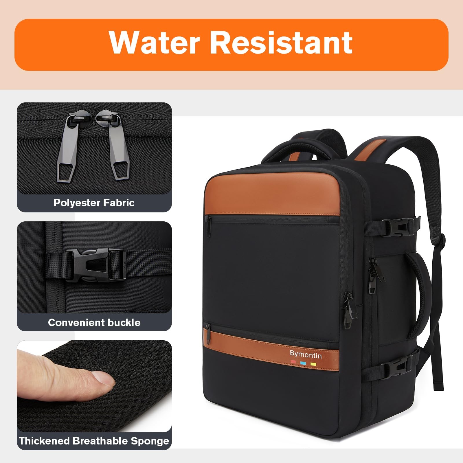 Smart Suitcase-style Laptop Backpack, 25L / 35L Practical Travel Bag for Work…