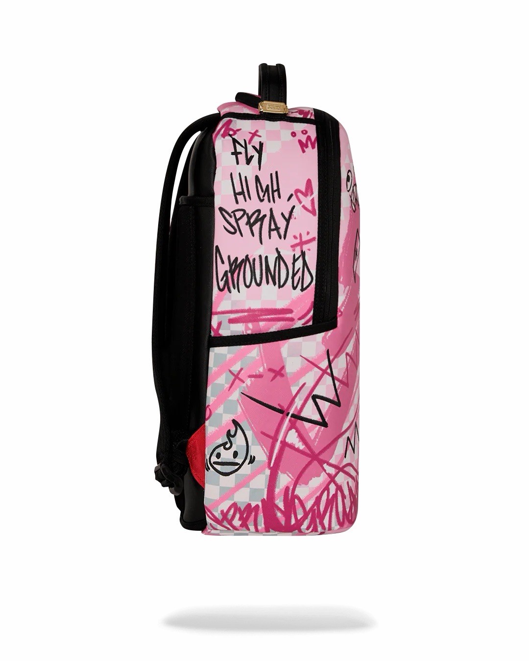 SPRAYGROUND LIMITED EDITION BACKPACK BROKEN HEARTS CLUB PINK SMOKE LOVE CHECK