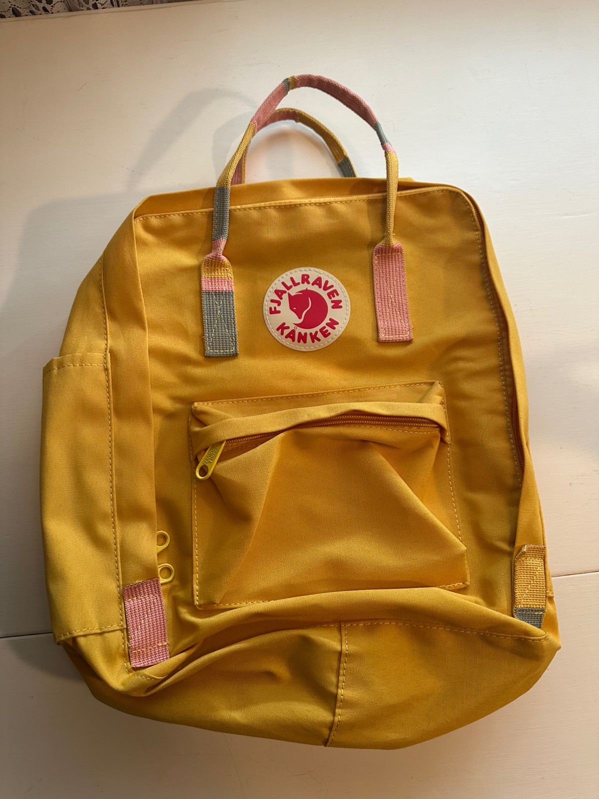 Fjallraven Kanken Classic Yellow Backpack Pastel Colors 23510
