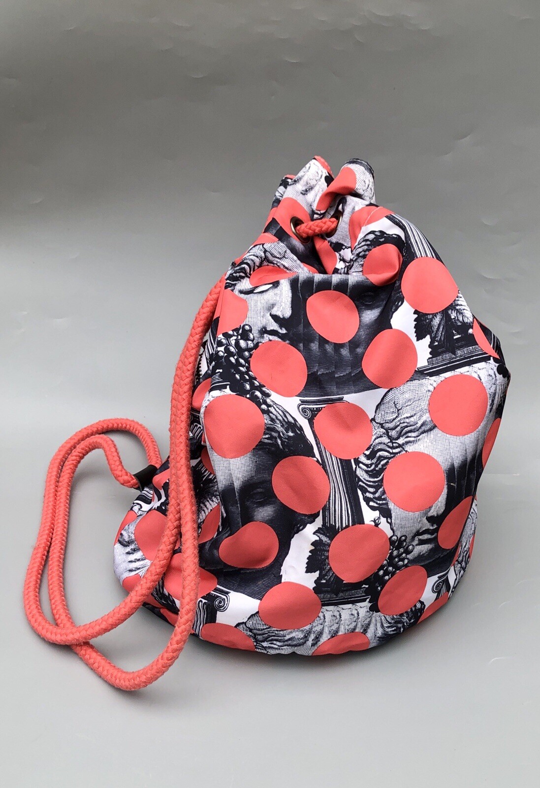 Stussy x PAM Andrea Gio Romanesque Pink Polka Dot Drawstring Bag READ