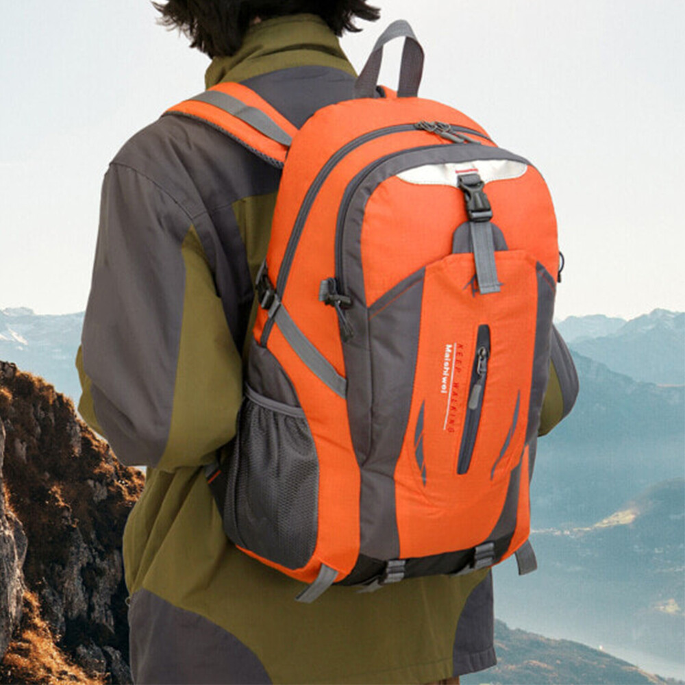 40L Nylon Travel Backpack Waterproof Outdoor Rucksack Men Camping Hiking Bag