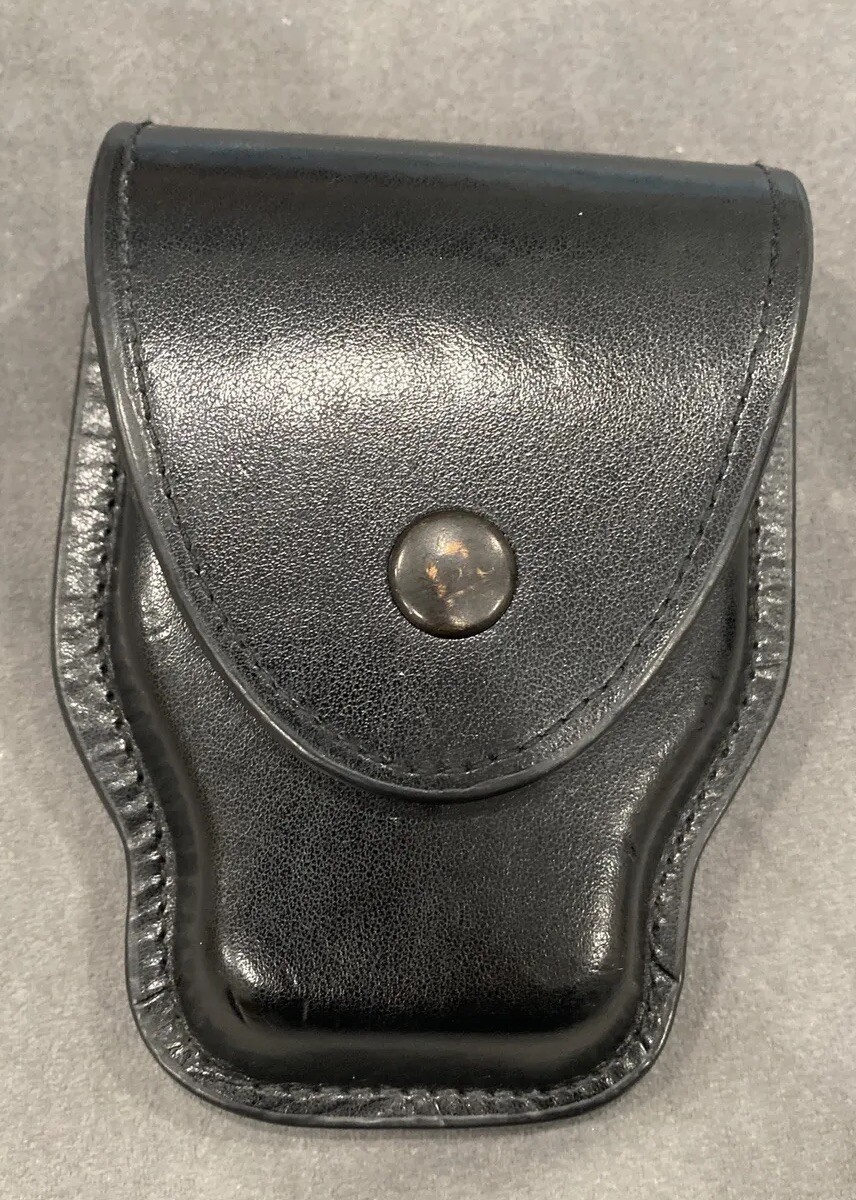 Tuff Products Black Handcuff Case 5” X 4 1/2” fits Standard Or Link Cuffs 6799
