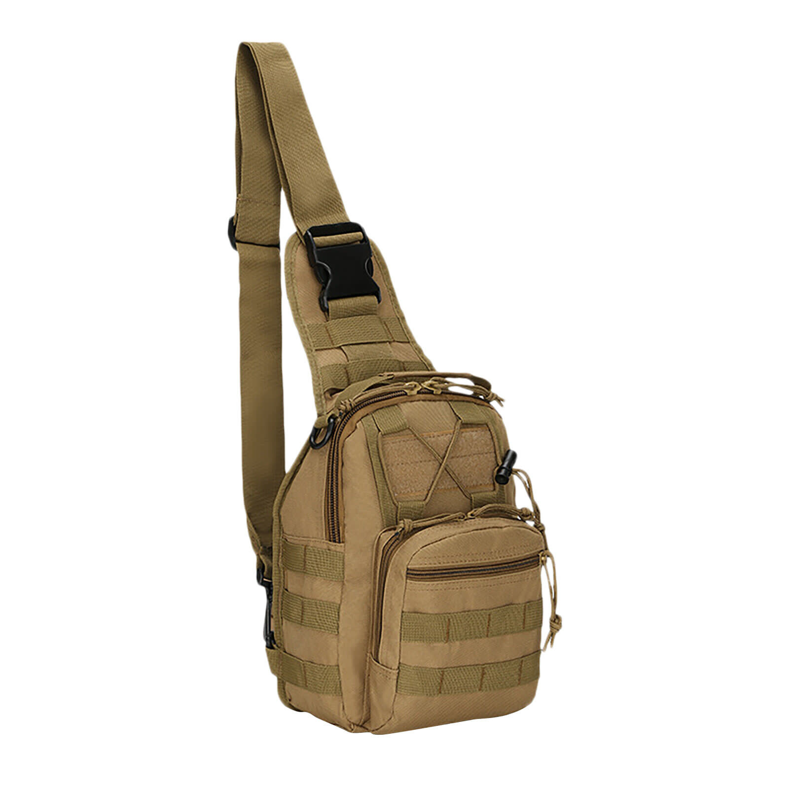 Mens Backpack Tactical Sling Shoulder Bag Molle Travel Chest Pack Outdoor Hiking