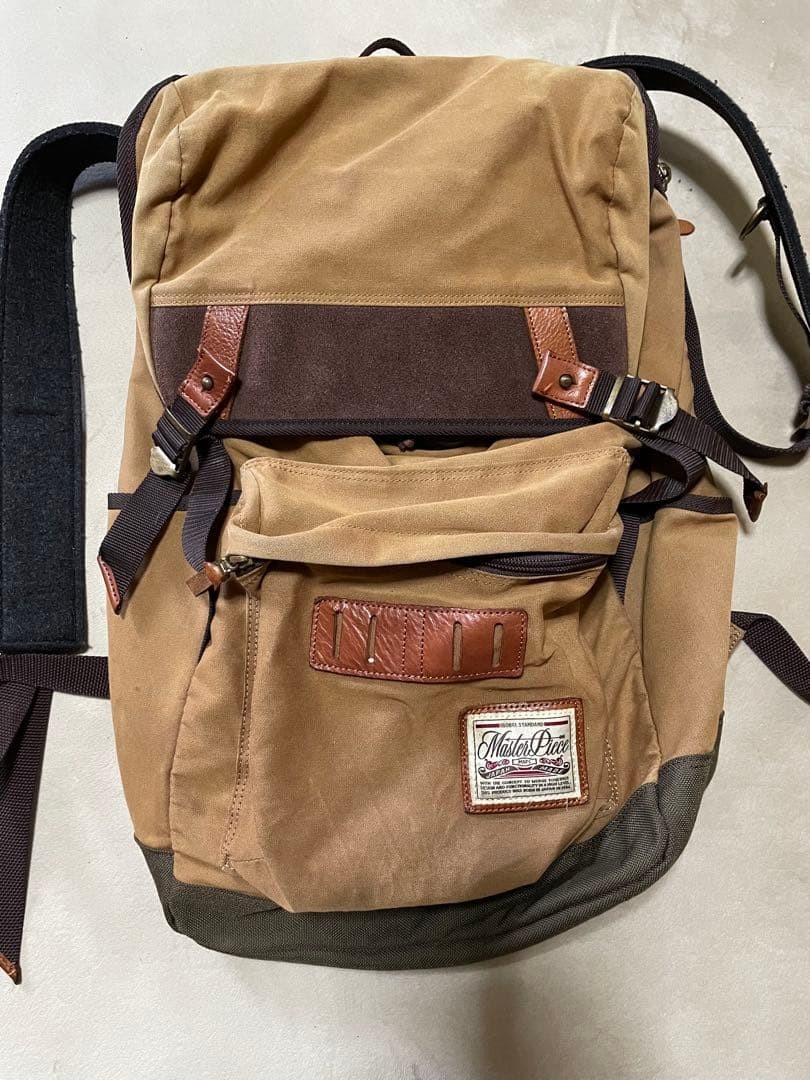 Master-Piece Backpack Beige Brown Gear