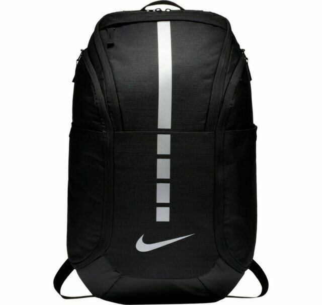 Nike Hoops Elite Pro Backpack Basketball Black Metallic Silver DA1922-011 NEW