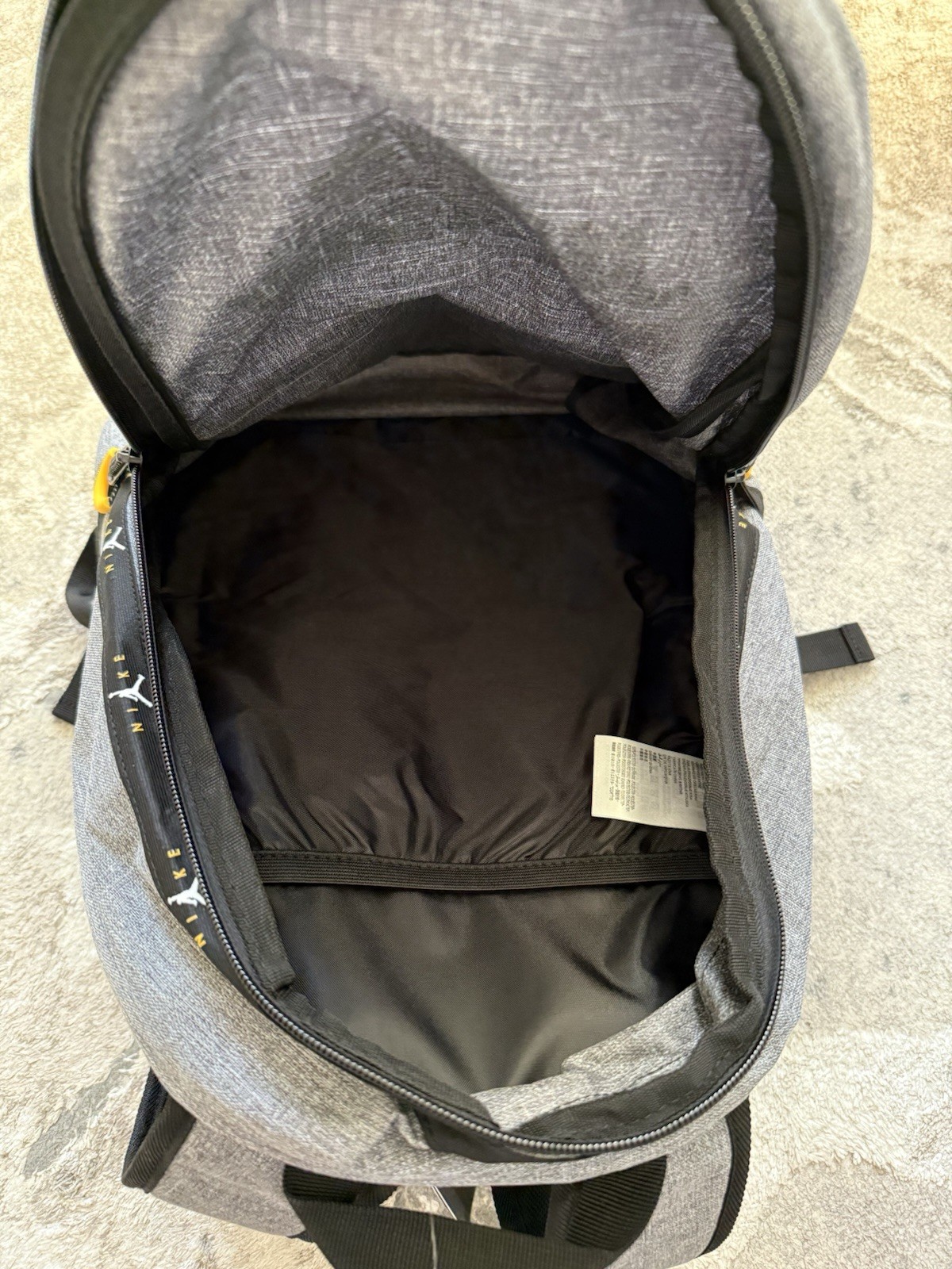 Jordan Boy’s Jumpman Backpack (Big Kids) Carbon Heather Large