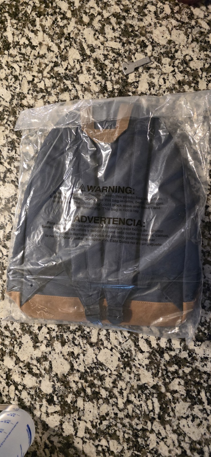 FTP Backpack Navy/Brown